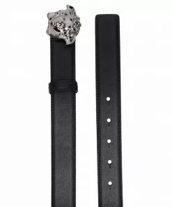 Versace Medusa-plaque buckle belt
