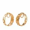 Versace Greca pattern hoop earrings