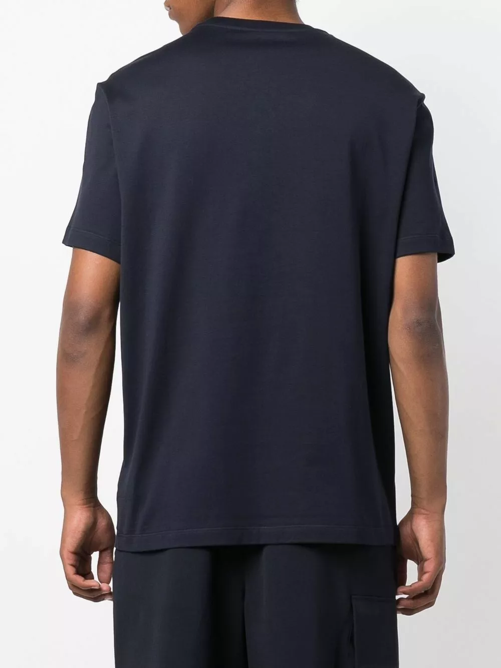 Versace Embroidered logo short sleeve T shirt 6 Versace embroidered-logo short-sleeve T-shirt