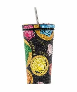 Versace Medusa Head crystal coffee cup