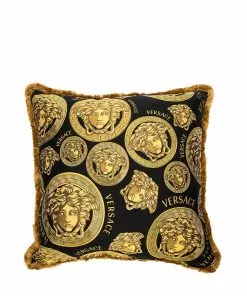 Versace Barocco Medusa double-sided cushion