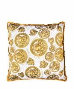 Versace double sided baroque 90cm cushion