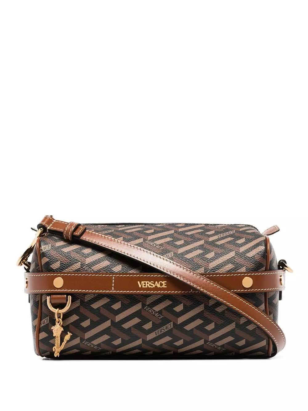 Versace Greca pattern crossbody bag 3 Versace Greca-pattern crossbody bag