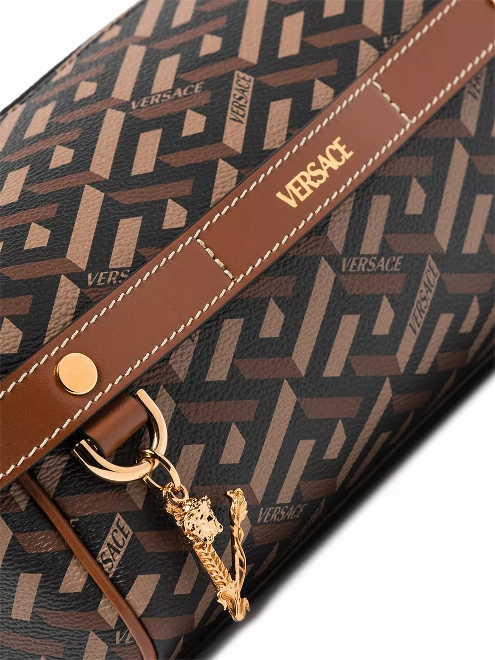 Versace Greca pattern crossbody bag 7 Versace Greca-pattern crossbody bag