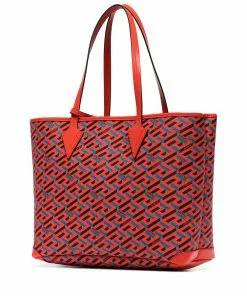 Versace La Greca monogram tote bag