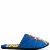 Versace Medusa Renaissance-print slippers
