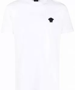 Versace Medusa embroidery T-shirt