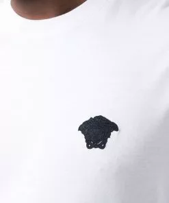 Versace Medusa embroidery T-shirt