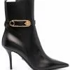 Versace Safety Pin 100mm ankle boots
