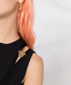 Versace Medusa cut-out mini dress