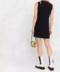 Versace Medusa cut-out mini dress