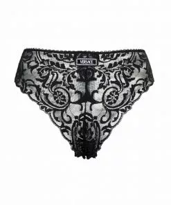 Versace Barocco-lace briefs