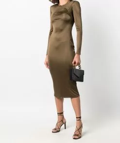 Versace Long sleeve silk dress 10 Versace long-sleeve silk dress