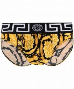 Versace Barocco-print briefs