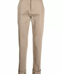 Versace Medusa motif gabardine chinos