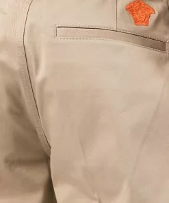 Versace Medusa motif gabardine chinos