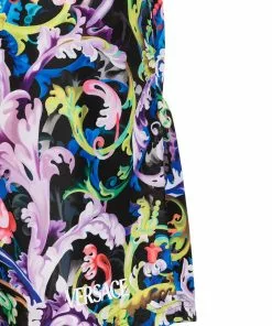 Versace Baroccoflage-print logo-print swim shorts