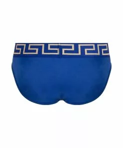 Versace logo embroidered briefs