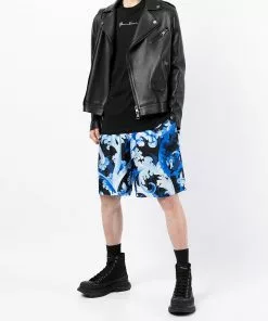 Versace Baroccoflage-print bermuda shorts