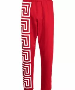 Versace Greca-print track pants