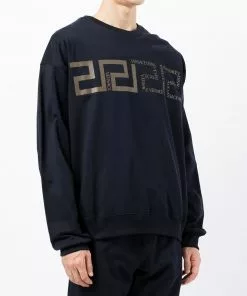 Versace Greca pattern print sweatshirt 9 Versace Greca pattern-print sweatshirt
