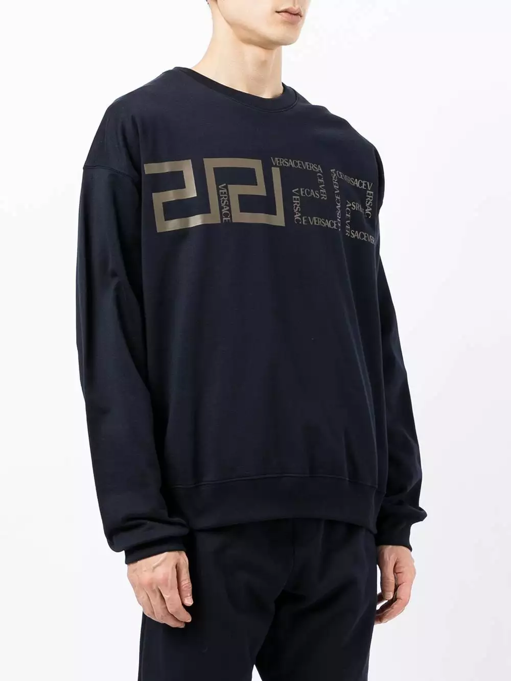 Versace Greca pattern print sweatshirt 5 Versace Greca pattern-print sweatshirt