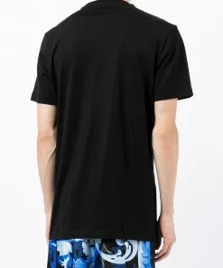 Versace logo-embroidered T-shirt