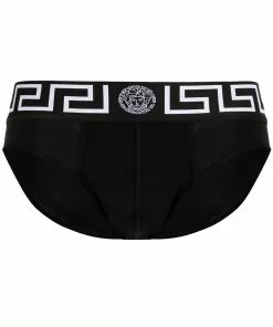 Versace Medusa Greek Key briefs
