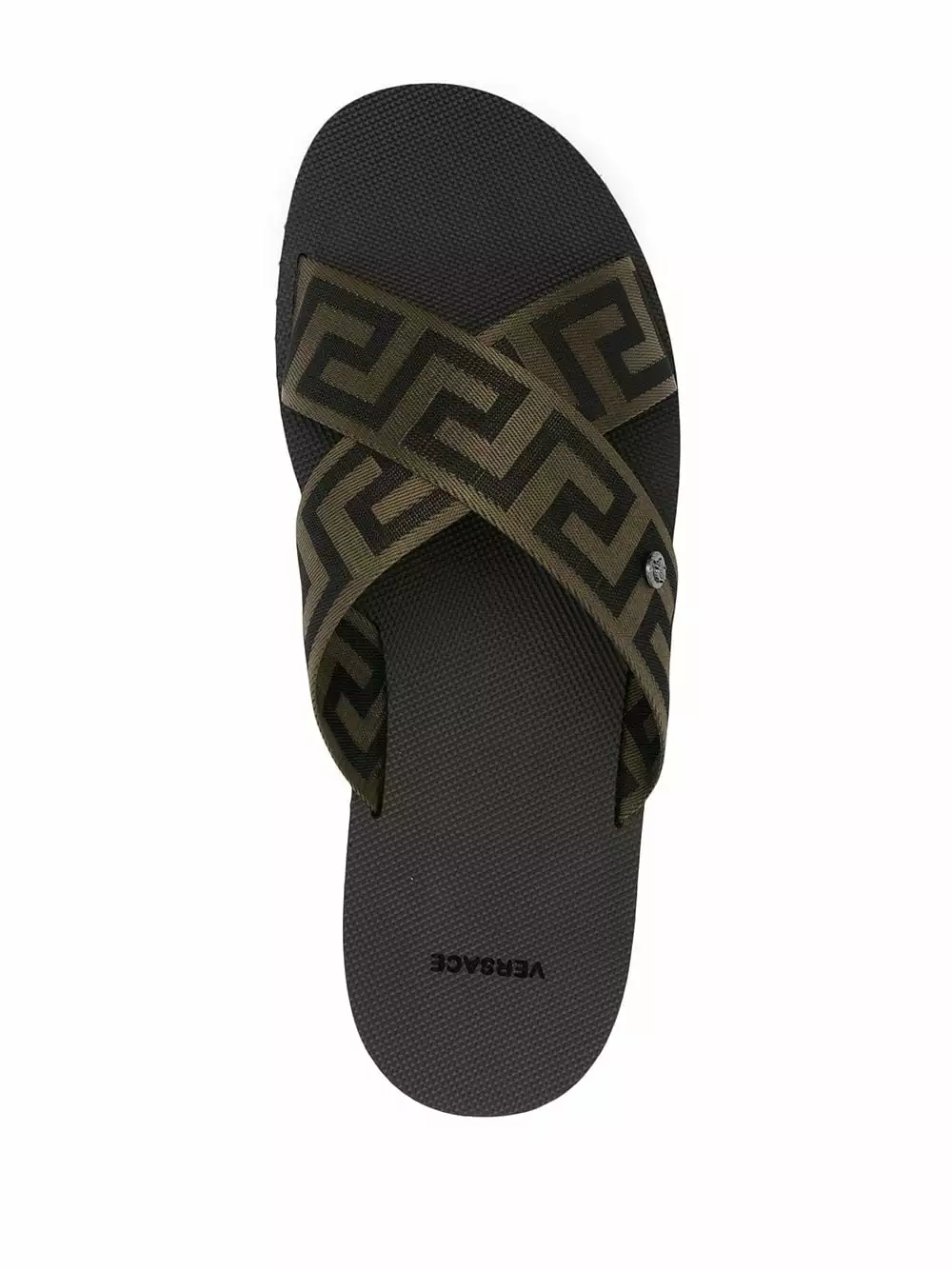 Versace Greca pattern crossover strap sandals 6 Versace Greca-pattern crossover-strap sandals