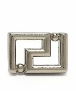 Versace Greca stud earrings