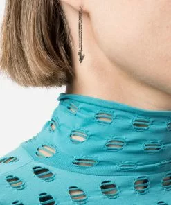 Versace Virtus drop earrings