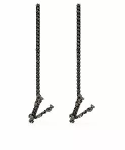 Versace Virtus drop earrings