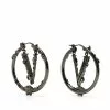 Versace Virtus hoop earrings