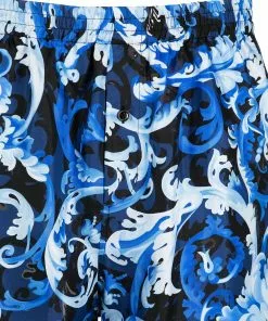 Versace baroque-print silk boxer shorts