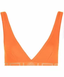 Versace Greca Border soft-cup bra