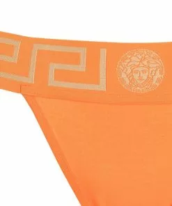 Versace Greca waistband thong