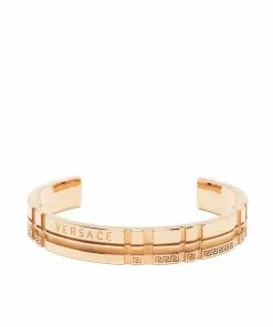 Versace Tartan cuff bracelet