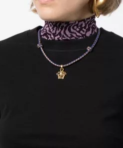 Versace Medusa interwoven necklace