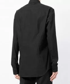 Versace rhinestone-embellished Greca shirt