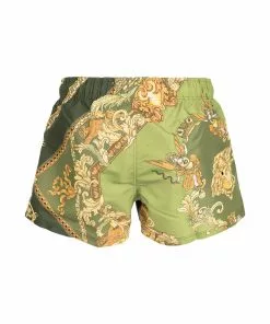 Versace Medusa Renaissance-print swim shorts
