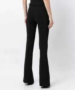 Versace flared tailored trousers