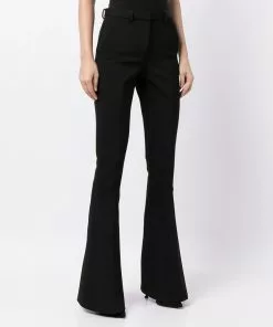 Versace flared tailored trousers