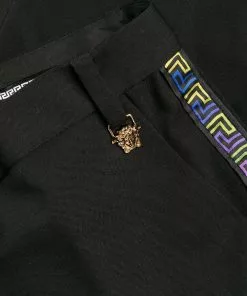 Versace Greca-tape tailored trousers