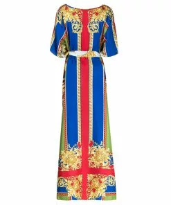 Versace Barocco print silk beach dress 6 Versace Barocco-print silk beach dress