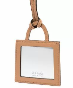 Versace Medusa-plaque mirror keyring-attachment