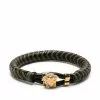 Versace Medusa leather bracelet