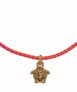 Versace Medusa pendant rope necklace