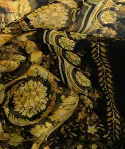 Versace Barocco-print silk scarf