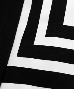 Versace Greca-trim print straight track pants