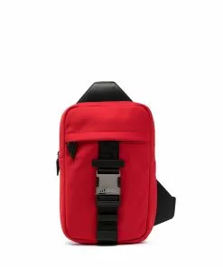 Versace logo-buckle belt bag